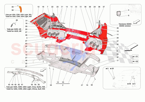 Part Diagram for Ferrari 804094