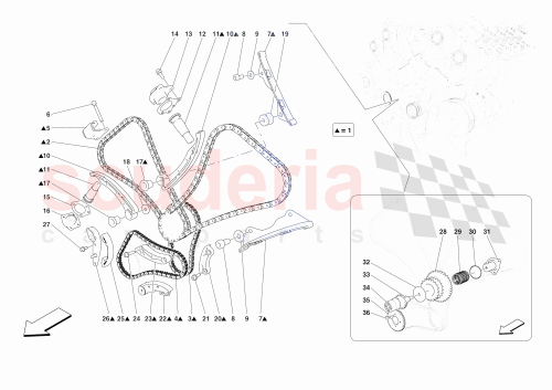 Part Diagram for Ferrari 811668