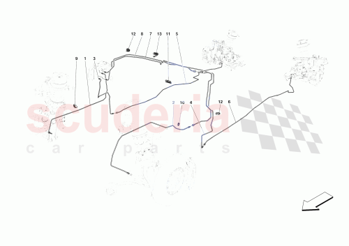 Part Diagram for Ferrari 950191