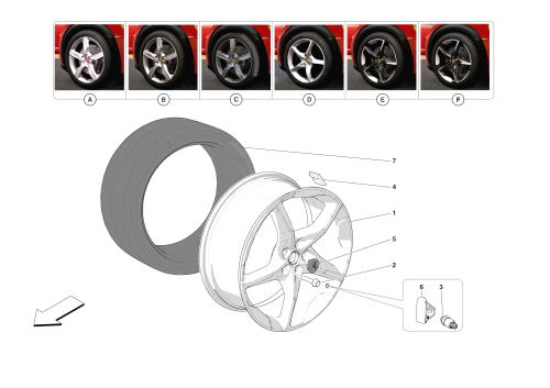 Part Diagram for Ferrari 983057