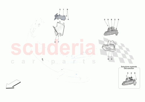 Part Diagram for Ferrari 880406