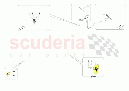 Part Diagram for Ferrari 943482