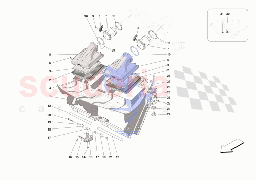 Part Diagram for Ferrari 861617