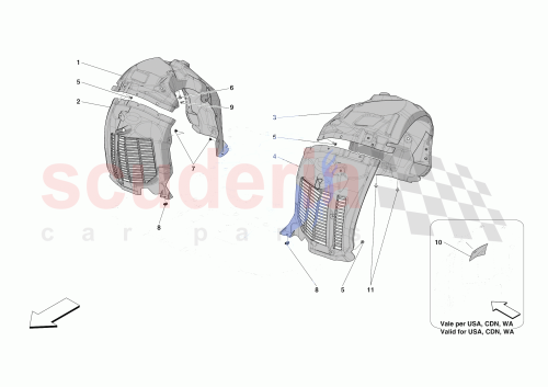 Part Diagram for Ferrari 965394