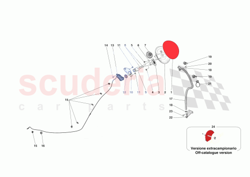 Part Diagram for Ferrari 900437