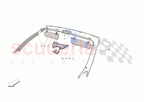Part Diagram for Ferrari 000869906