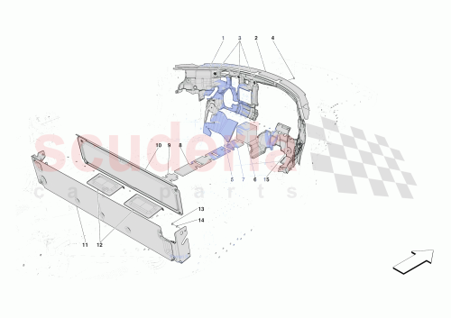 Part Diagram for Ferrari 951111