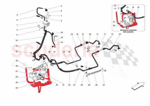 Part Diagram for Ferrari 921379