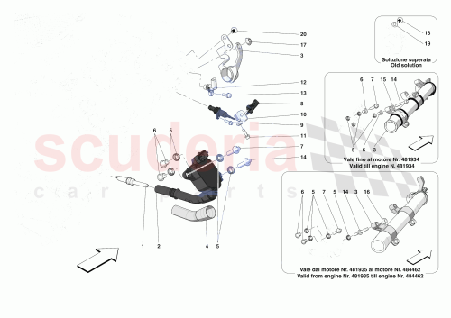Part Diagram for Ferrari 899557