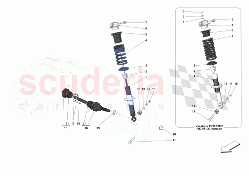 Part Diagram for Ferrari 938099