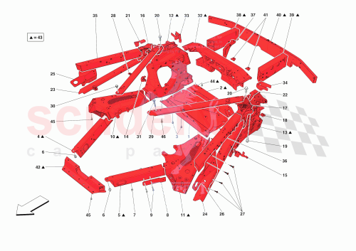 Part Diagram for Ferrari 803290