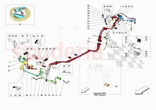 Part Diagram for Ferrari 867779