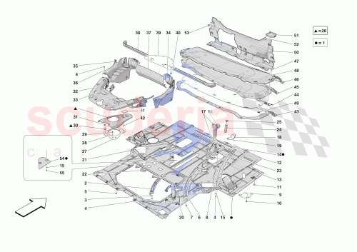 Part Diagram for Ferrari 000943300