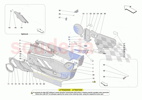 Part Diagram for Ferrari 000950056