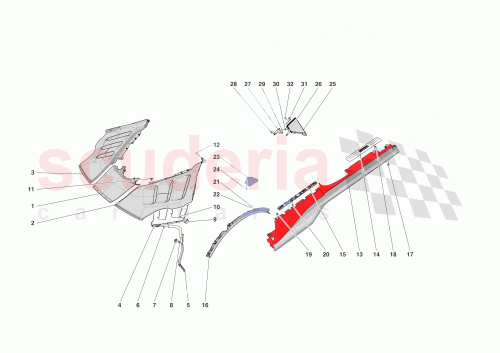 Part Diagram for Ferrari 950930
