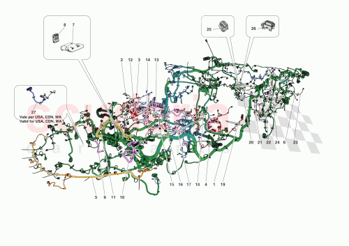 Part Diagram for Ferrari 000899973