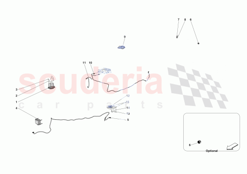 Part Diagram for Ferrari 951199
