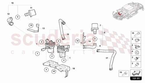 Part Diagram for Lamborghini 47B131611B