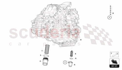Part Diagram for Lamborghini 47B325183