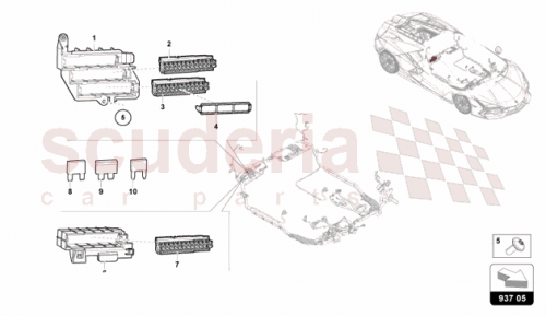 Part Diagram for Lamborghini 4L0941824