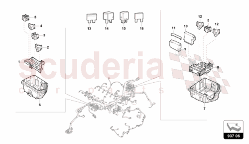 Part Diagram for Lamborghini 4H0937528