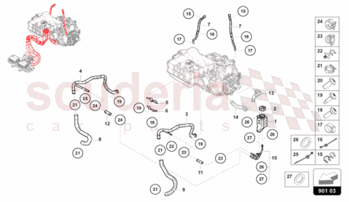 Part Diagram for Lamborghini 0EQ901637