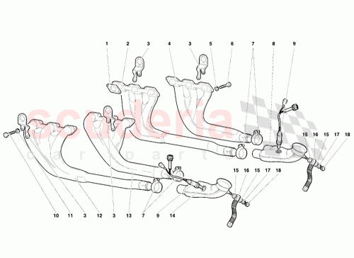 Part Diagram for Lamborghini 004432703
