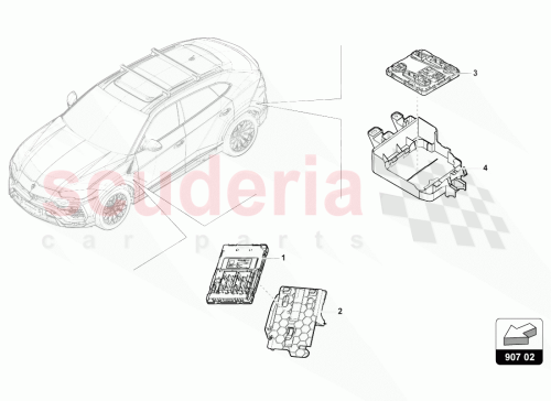 Part Diagram for Lamborghini 4M0907286