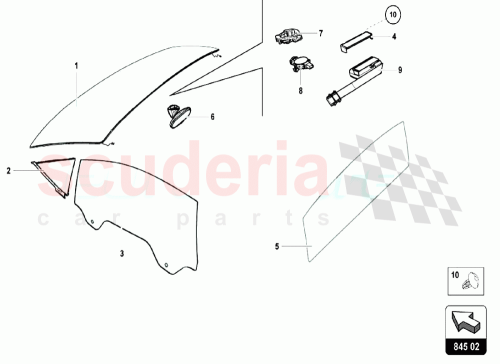 Part Diagram for Lamborghini 4T0845099G
