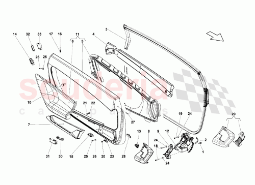 Part Diagram for Lamborghini 400867131C