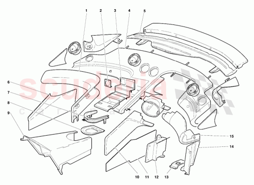 Part Diagram for Lamborghini 009458427
