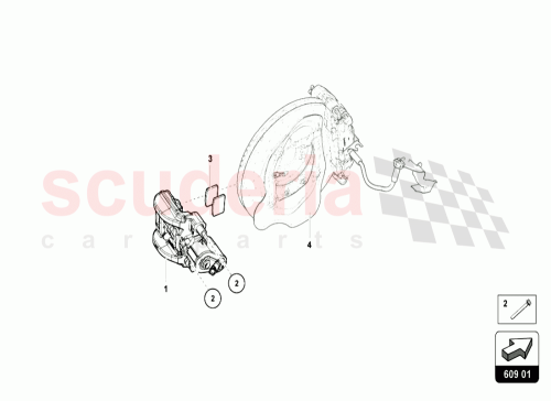 Part Diagram for Lamborghini 4S0698451AJ