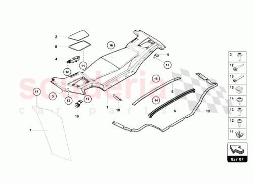 Part Diagram for Lamborghini 475845144A