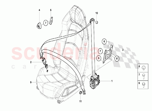 Part Diagram for Lamborghini 471857705AV04