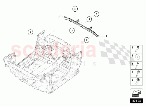 Part Diagram for Lamborghini N90477302