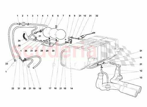 Part Diagram for Lamborghini 07L131756