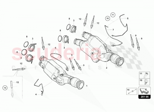 Part Diagram for Lamborghini 07M906262B