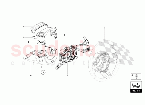 Part Diagram for Lamborghini 470953562B