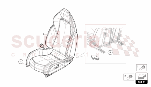 Part Diagram for Lamborghini 47B881012