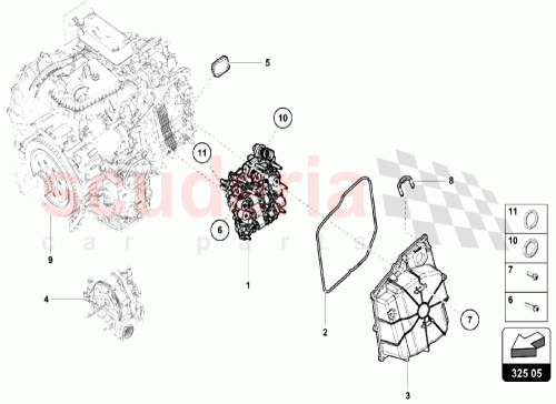 Part Diagram for Lamborghini N10554002