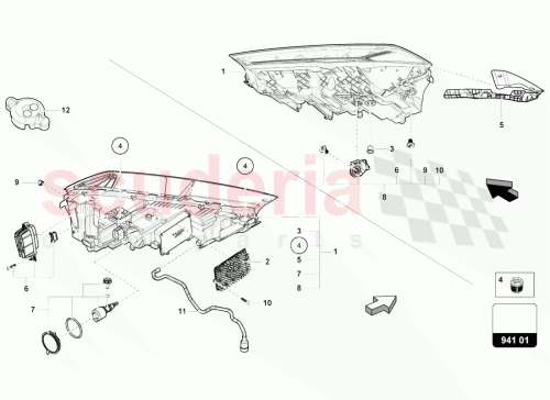 Part Diagram for Lamborghini 4K0941591BC