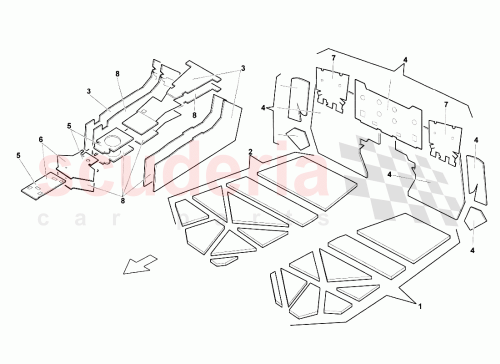 Part Diagram for Lamborghini 310148028