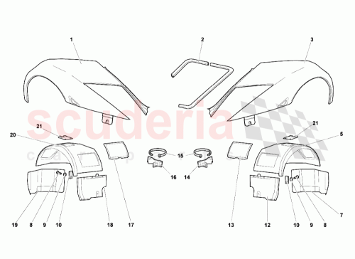Part Diagram for Lamborghini 410821108