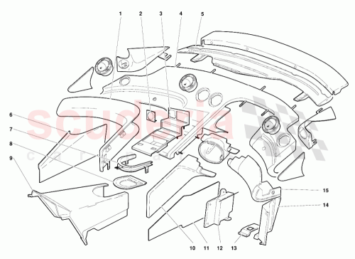 Part Diagram for Lamborghini 009414329