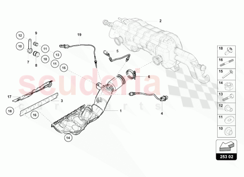 Part Diagram for Lamborghini 4S0251212