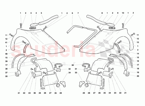 Part Diagram for Lamborghini 009411401