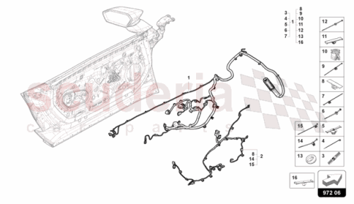 Part Diagram for Lamborghini 47B971030AA