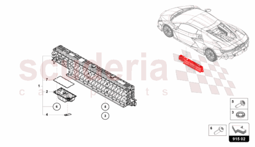 Part Diagram for Lamborghini 12E010006