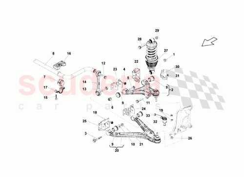 Part Diagram for Lamborghini 400412019BB
