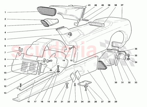 Part Diagram for Lamborghini 009910205